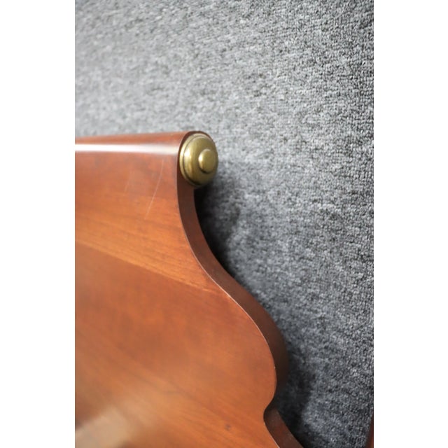 Brown Durham Cherry King Poster Bed For Sale - Image 8 of 10