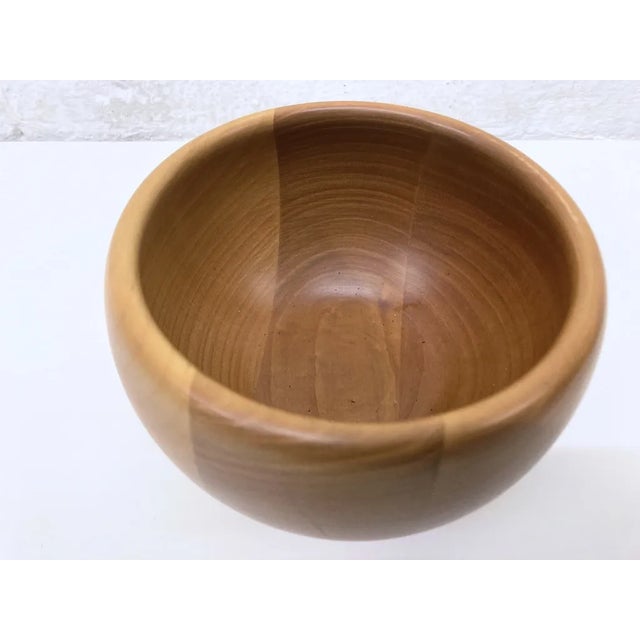 1970s Bowl in Walnut Wood by Carl Auböck, 1960s For Sale - Image 5 of 7