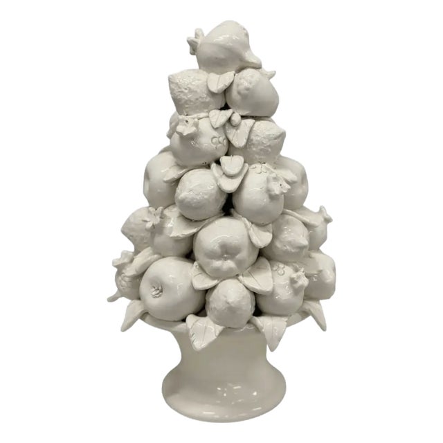 Italian Ceramic Topiary Tree For Sale