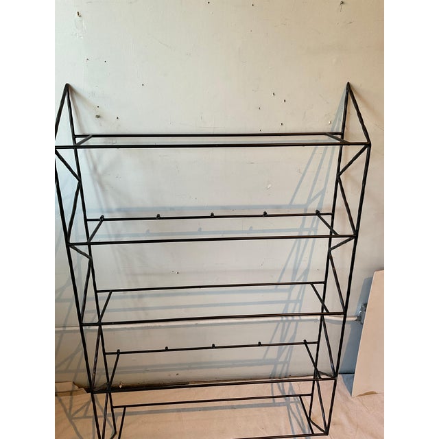 Metal Pair Of Steel Wall Mounted Shelves For Sale - Image 7 of 10