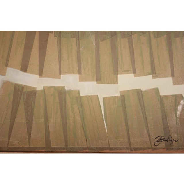 Jan Van Evelingen, Abstract Rectangles Composition, Tape & Acrylic on Paper For Sale - Image 4 of 6