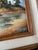 Textile Late 20th Century Judy Sleight Signed Framed Oil on Canvas PNW Landscape For Sale - Image 7 of 7