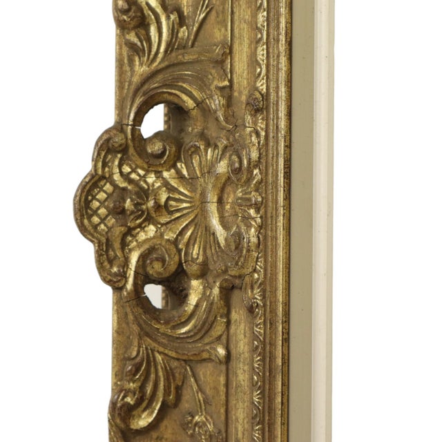 Large Baroque Gilded Frame, 1950s For Sale - Image 12 of 18