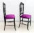 1950s Set of Mid-Century Italian Chiavari Dining Chairs by Giuseppe Descalzi, 1950s For Sale - Image 5 of 9