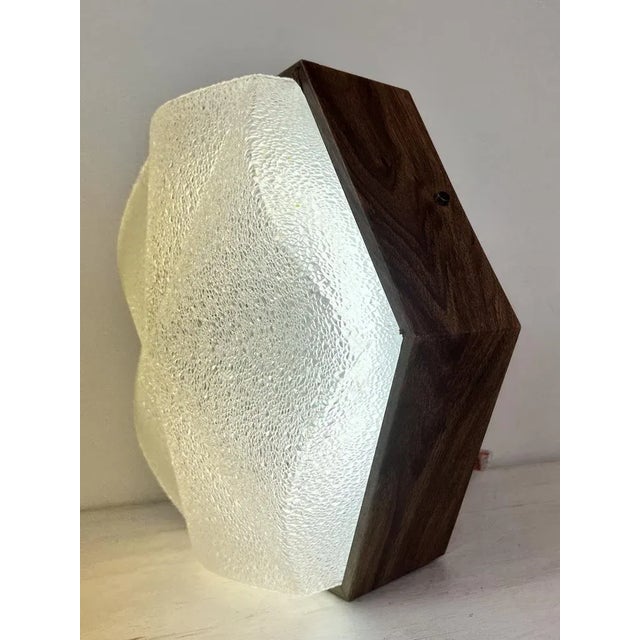 Metal Mid-Century Hexogonal Flush Mount with Anthroposophical Accents For Sale - Image 7 of 18