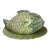Vintage Italian Majolica Vegetable Fish Form Glazed Ceramic Soup Tureen With Platter For Sale