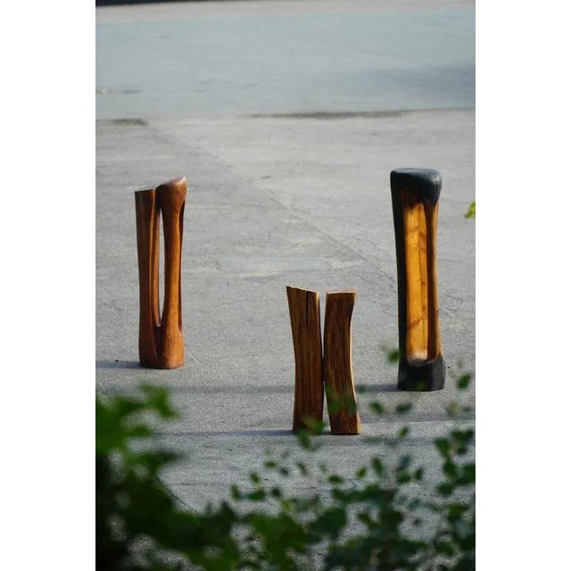 Large Wooden Sculpture by Ole Wettergren, 1990s For Sale - Image 6 of 18