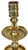 Large Dutch Baroque Engraved & Pierced Brass Chamber Candlestick Ventilated Base For Sale - Image 16 of 18