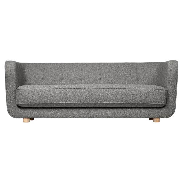 Grey and Natural Oak Hallingdal Vilhelm Sofa by Lassen For Sale