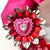 Valentines Wreath With Dresdens Artisan Made by Black Market Creative For Sale In Louisville - Image 6 of 12