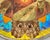 Brazilian Butterfly Wing Morpho Jesus Christ Charger C. 1950s For Sale - Image 4 of 17