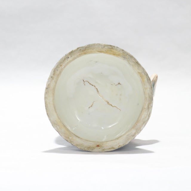 Ceramic Antique Japanese Okimono Porcelain Figurine of Kintaro For Sale - Image 7 of 16