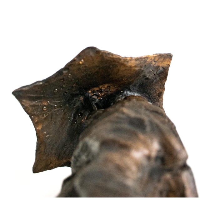 Brown Market 1973 Bronze Sculpture by Carlo Balljana For Sale - Image 8 of 14