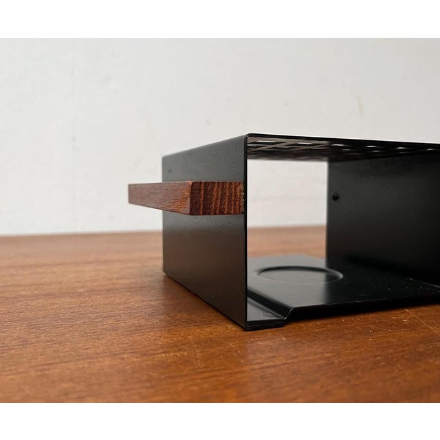Mid-Century Minimalist Metal and Teak Tea Warmer, 1960s For Sale - Image 15 of 18