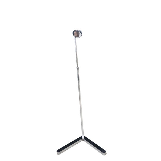 1970s Adjustable Mid-Century Modern Casella Chrome Floor Lamp For Sale - Image 5 of 10