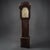 Georgian Mahogany Longcase Clock, Silvered Dial. 8 Day 211 cms tall, 47.5 cms wide, 24.5 cms depth. Has pendulum & weights...