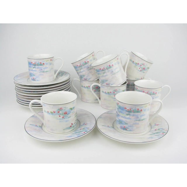 Ceramic Vintage Mikasa Maxima Monet Impressionism Dinnerware Set - 86 Pieces For Sale - Image 7 of 12
