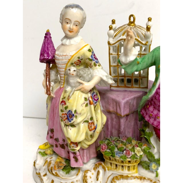 19th Century Meissen Birdcage Grouping For Sale In West Palm - Image 6 of 11
