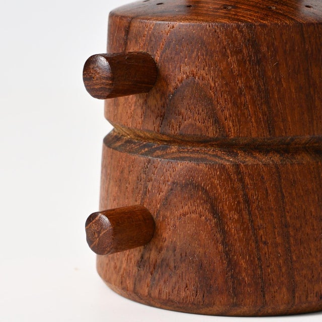 Danish Teak Pepper Mill and Salt Shaker by Jens Harald Quistgaard for Dansk Designs, 1960s For Sale - Image 12 of 13
