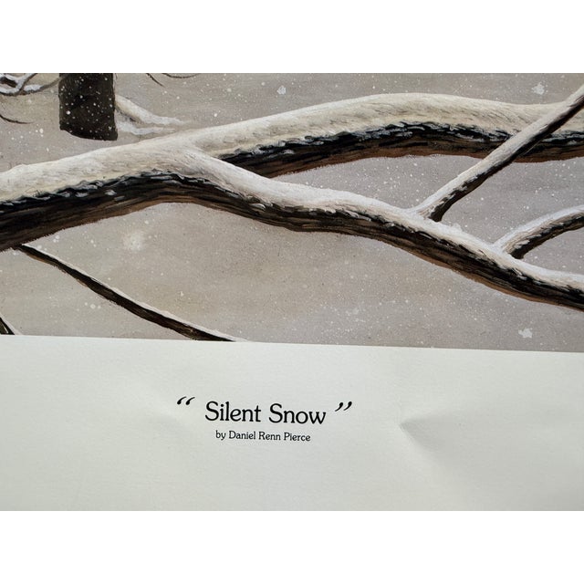 Daniel Pierce Ltd. Ed. Print Signed & Numbered 'Silent Owl" Snowy Owl RARE HTF This product is a limited edition print...