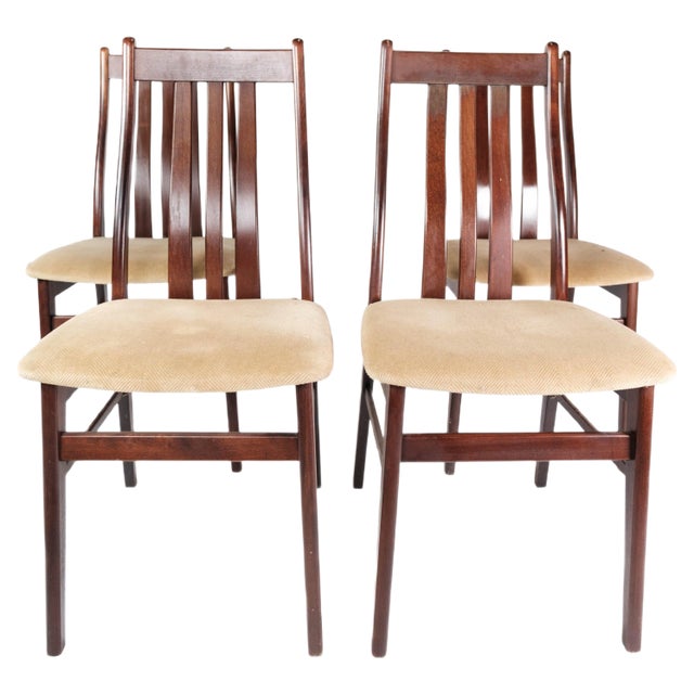 Dining Room Chairs in Mahogany from Farstrup, 1960s, Set of 4 For Sale