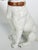 White Glazed Ceramic Dog Sculpture, France, 1970s For Sale - Image 6 of 16