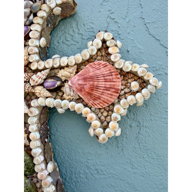 2020s CSS 20"h. Seashell Cross For Sale - Image 5 of 7