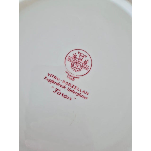 1950s Vintage Round Serving Tray from Villeroy & Boch Mettlach, 1950s For Sale - Image 5 of 7