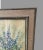 Paint Mid 20th Century Vintage Ornate Oak Framed Artist Signed Floral Still Life Watercolor Painting For Sale - Image 7 of 8