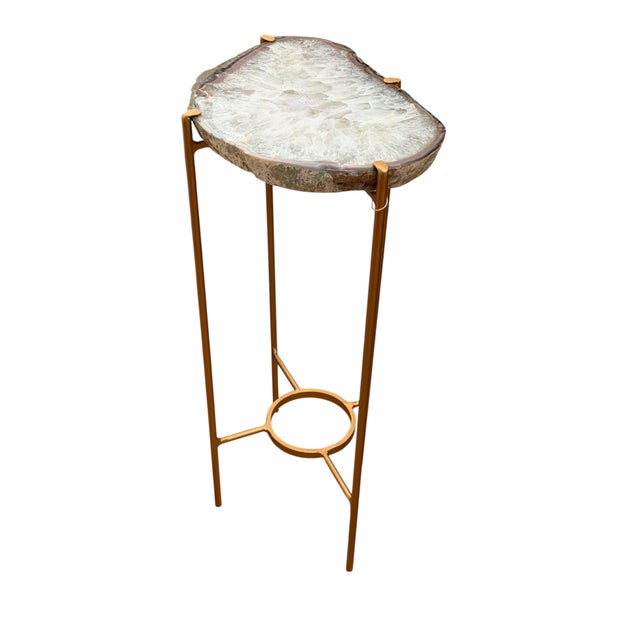 2020s Unusual Modern Handcrafted Drinks Table. For Sale - Image 5 of 5
