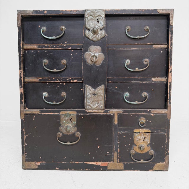 Antique Japanese Ko-Dansu Storage Chest, 1870s For Sale - Image 18 of 18
