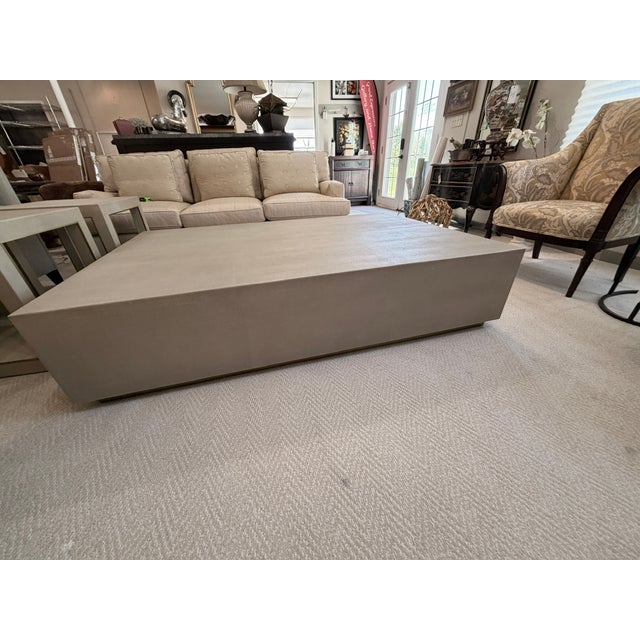 Restoration Hardware Graydon Shagreen Large Coffee Table For Sale - Image 11 of 11