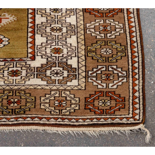 Late 20th Century Turkish Eagle Kazak Style Rug, 6' 6.5" X 3' 7.5" For Sale - Image 5 of 9