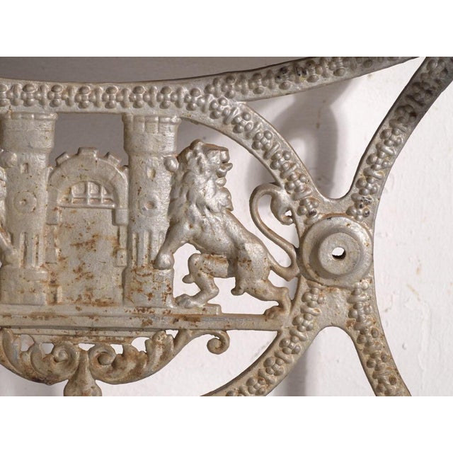 Garden Table in Cast Iron, Central Europe, 1900 For Sale - Image 10 of 12