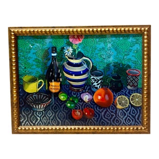 Contemporary Print Lovely Clutter by Molly Benson, Framed Reproduction For Sale