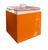 Alessandro Albrizzi Mid Century Modern Orange Lucite Ice Bucket Box.