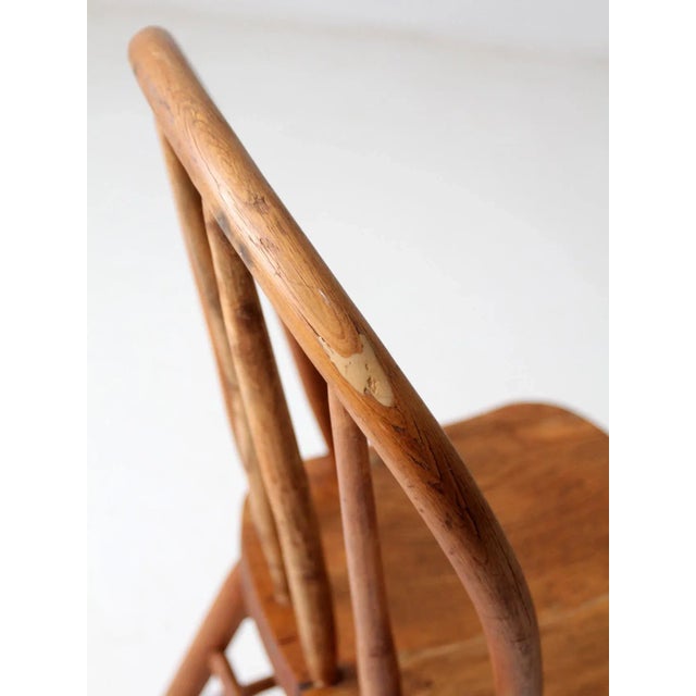 Antique Farmhouse Windsor Chair For Sale - Image 10 of 12