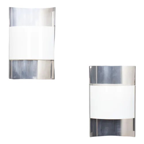 Vintage Italian Wall Lights from Stilux Milano, 1970s, Set of 2 For Sale