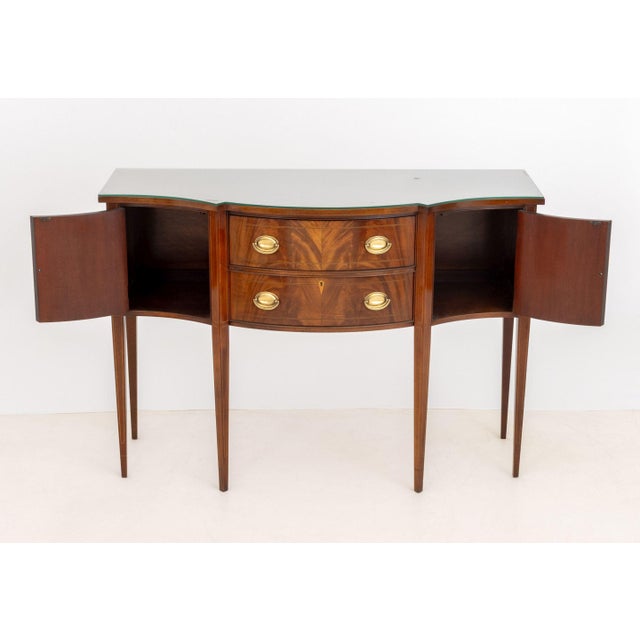 Hickory Chair Company Flame Mahogany Sideboard For Sale - Image 4 of 9