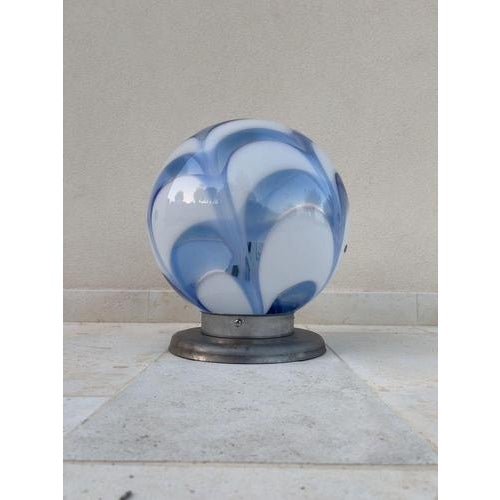 Murano Table Lamp from Mazzega, Italy, 1970s For Sale - Image 6 of 6