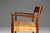 Brown Early Danish Modern Armchair Attributed to Enjar Larsen & Aksel Bender Madsen for Willy Beck, Denmark, Circa 1950s For Sale - Image 8 of 12