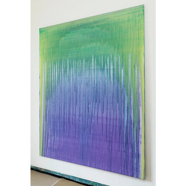 Video - https://youtu.be/e_WLyZVEGvA Sheets of colour, folding over each other. Purple over turquoise, yellow over purple....