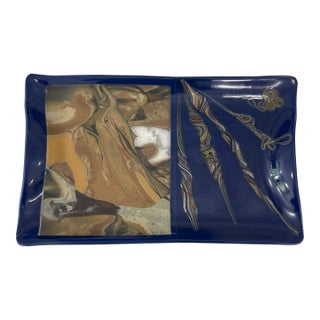 Art Glass Tray For Sale