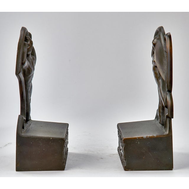 Greek Themed Bookends Depicting Scenes From Temple of Assos a Pair