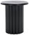 Wood Monka Round End Table in Black For Sale - Image 7 of 7