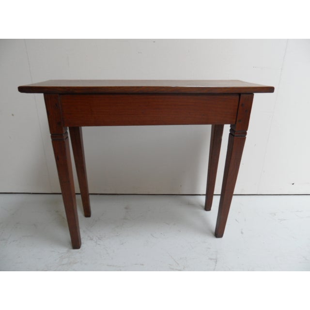 Antique Oak Side Table, 1890s For Sale - Image 10 of 12