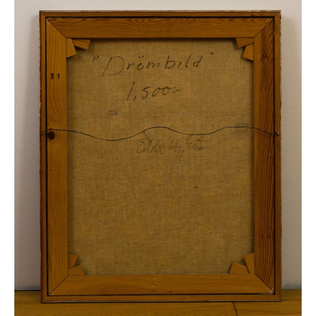 Ebbe Höglund, Dream Picture, 1960s, Oil on Canvas For Sale - Image 10 of 12