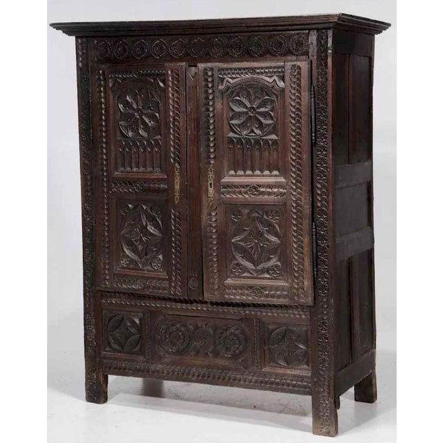 Mid 18th Century Continental Baroque Carved Cabinet For Sale - Image 6 of 6