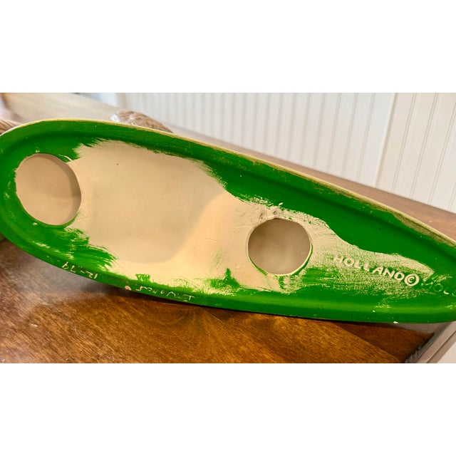 Late 20th Century Large Hand-Painted Pheasant Pair For Sale - Image 12 of 12