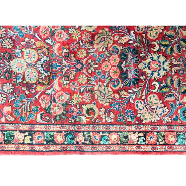 Textile Early 20th Century Persian Sarouk Runner For Sale - Image 7 of 16